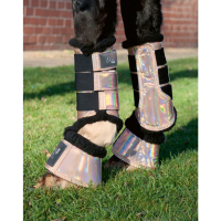 Hufglocken -Space- mit Polsterung Aqua Blau