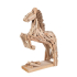 Statue paard in sprong 30 x 18 x 9 cm