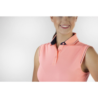 Polo -Classico- sans manches Marine