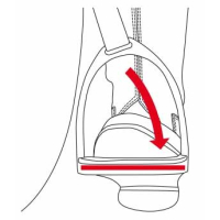 Beugelzooltjes Asymetrisch Zwart