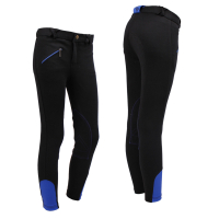 QHP Pantalon d'équitation junior Noir