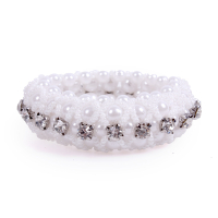 Bande de chignon Diamond Blanc