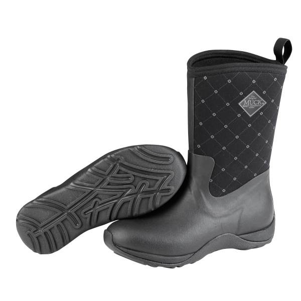 muck boots arctic weekend black quilt