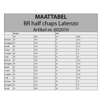 BR demi-chaps Latenzo Noir Regular