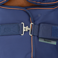 Recuptex deken Light Navy/Orange