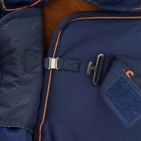 Recuptex deken Light Navy/Orange