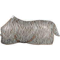 Harry's Horse Vliegendeken mesh zebra plume
