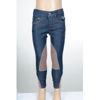 HKM Rijbroek -Sweetheart Denim- Alos kniestukken 