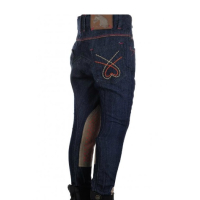 HKM Rijbroek -Sweetheart Denim- Alos kniestukken 