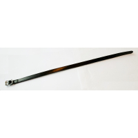 Petrie Sporenriem rundleer Zwart