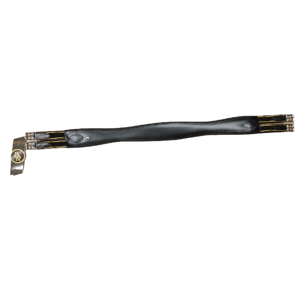 BR Singel leer 1 zijde elastiek