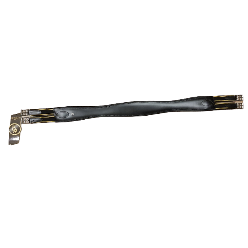 BR Singel leer 1 zijde elastiek