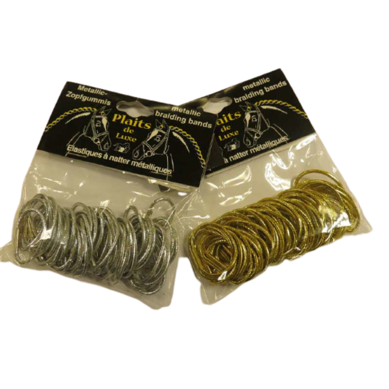 Elastiekjes metalic