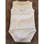 Rompertje Paard in Hart Glitter Zilver 98/104