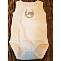 Rompertje Hoefijzer Paard Zilver 74/80