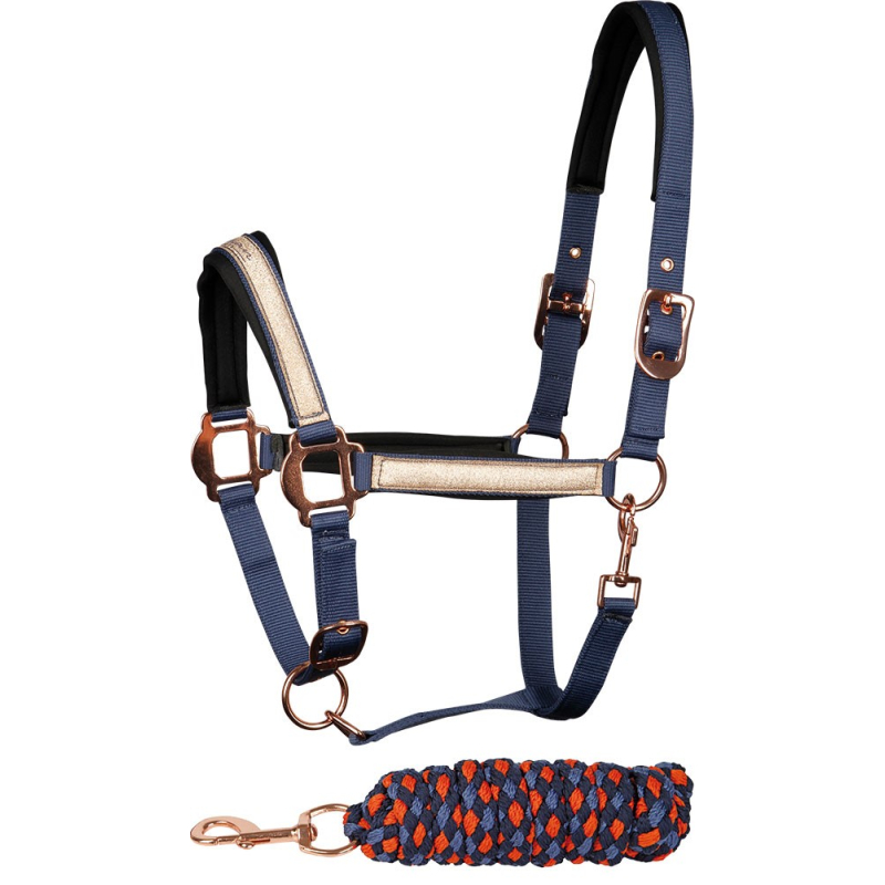 Halsterset Glitter Shetland Ensign-Blue