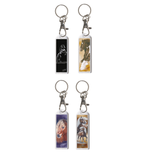 HB Plexi Soft Sleutelhanger met paard