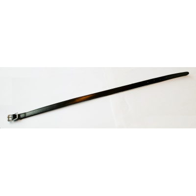 Petrie Sporenriem rundleer Zwart