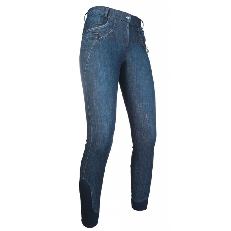 Rijbroek Limoni Denim silicoon knievlak mt44