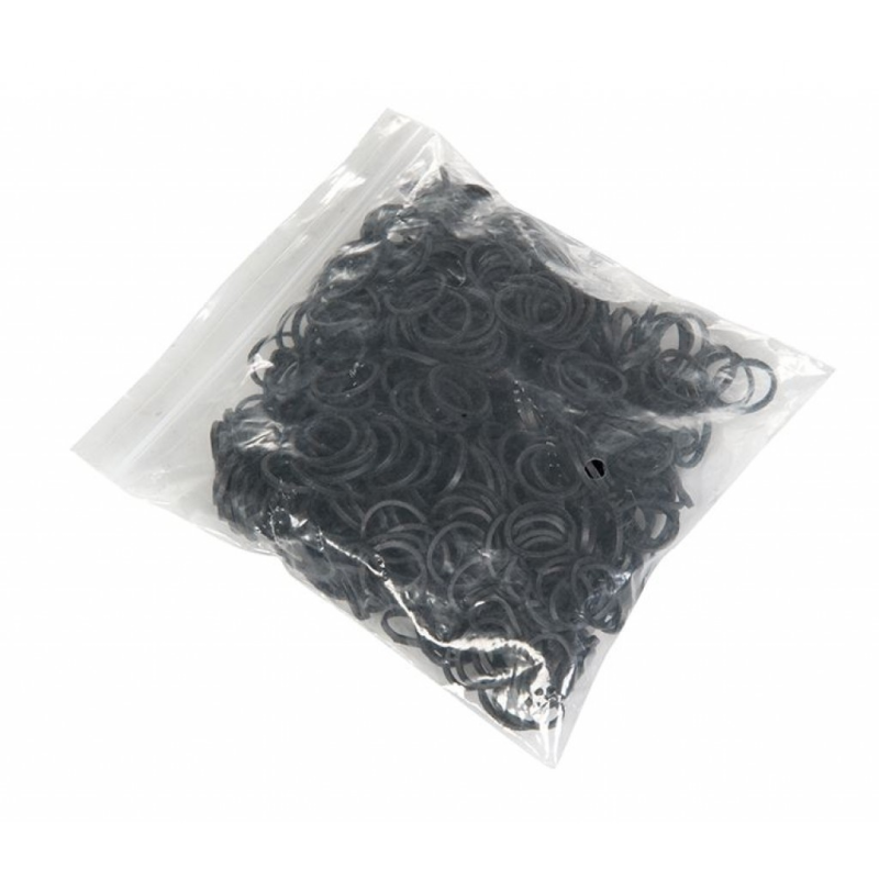 Manenelastiekjes in een plastikzak, 50 g