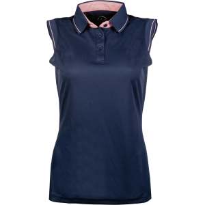 Polo -Classico- sans manches Marine