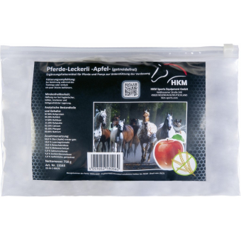 Horse titbits with apple flavour, 750 g GRAIN FREE