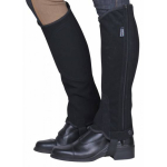 HKM Minichaps van nubuck imitatie met elastieken inzet