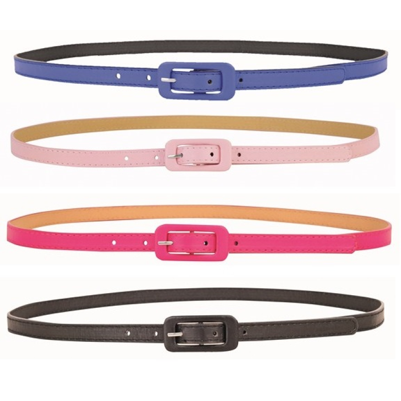 Modieuze riem van imitatieleder 