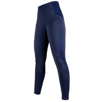 Leggings -Mesh- Style fond 1/1 en silicone Blue Marin