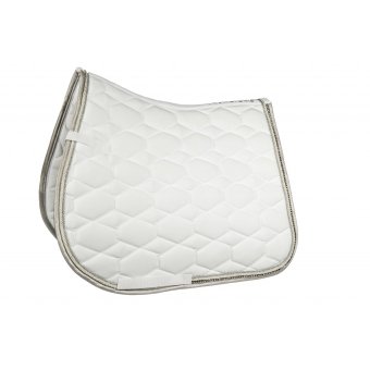 Zadeldek -Crystal fashion- Wit