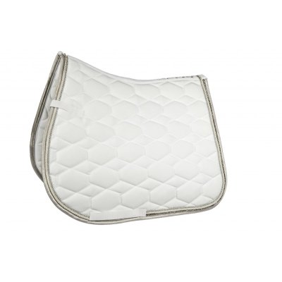 Schabracke -Crystal Fashion-Weiß