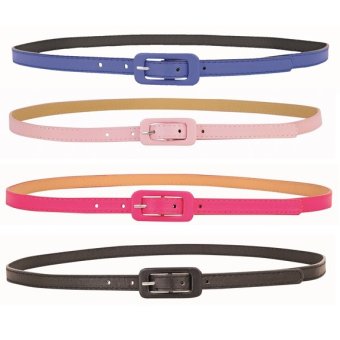 Modieuze riem van imitatieleder 