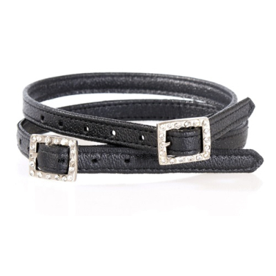 Premiére Sporenriem leder crystal