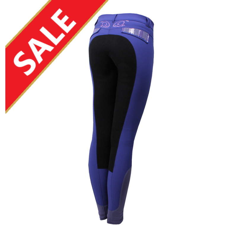 QHP Jodi kunstleder Blauw