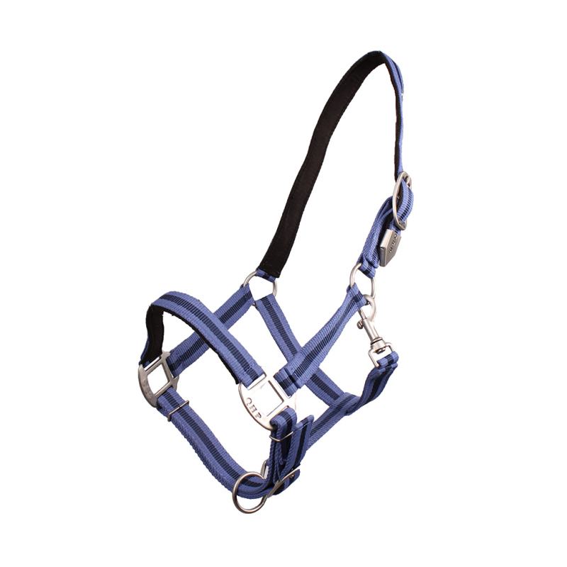 QHP gevoerd halster stripe