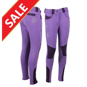 QHP kinderrijbroek Stars  Studs mt128