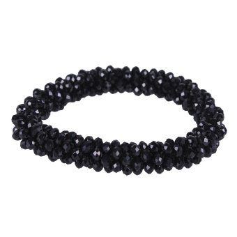 Bande de chignon Shine Noir