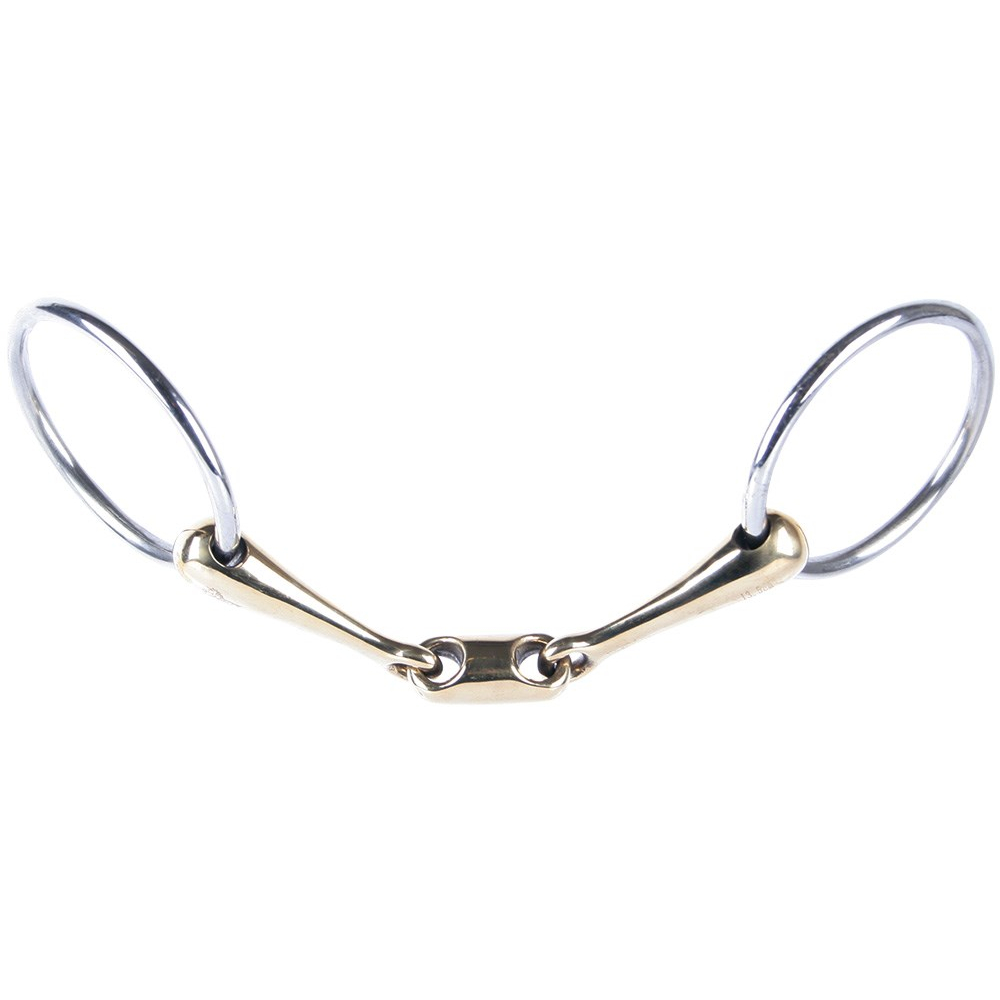 Waterterns Dubbelgebroken Gold Brass 0-link 20mm