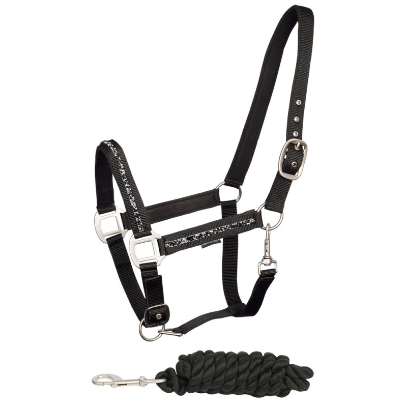 Halsterset Quartz Zwart SHET