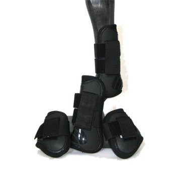 HB Beenbeschermingset Shine Zwart