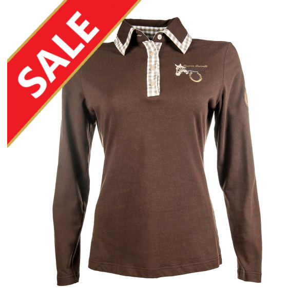 Laura Garelli Shirt Lange Mouw Roma Bruin