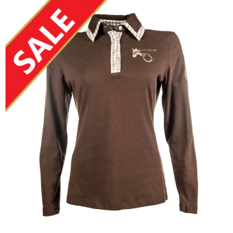 Laura Garelli Shirt Lange Mouw Roma Bruin