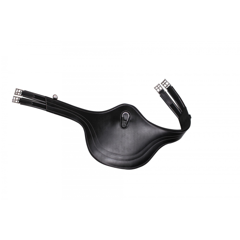 Luxe Singel buikflap Zwart 105cm