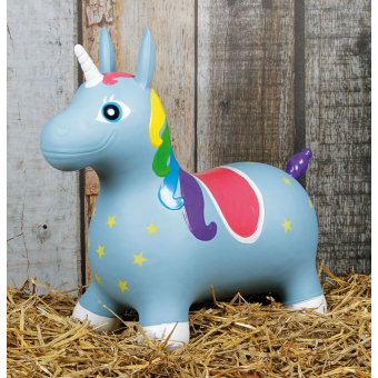 Nooni Skippy Unicorn Blauw