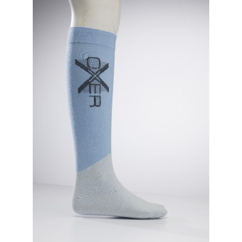 Oxer Horseriding Socks Lichtblauw