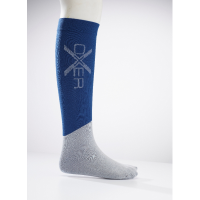 Oxer Horseriding Socks Marine