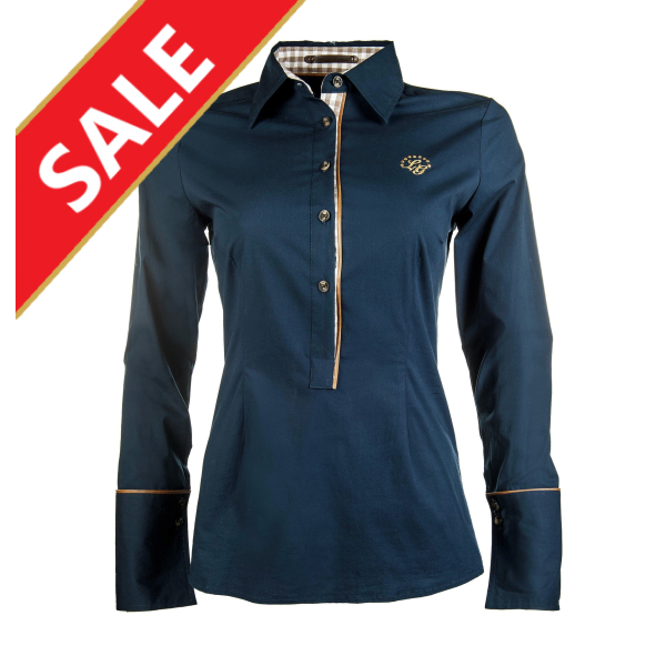 Rijblouse Roma Blauw